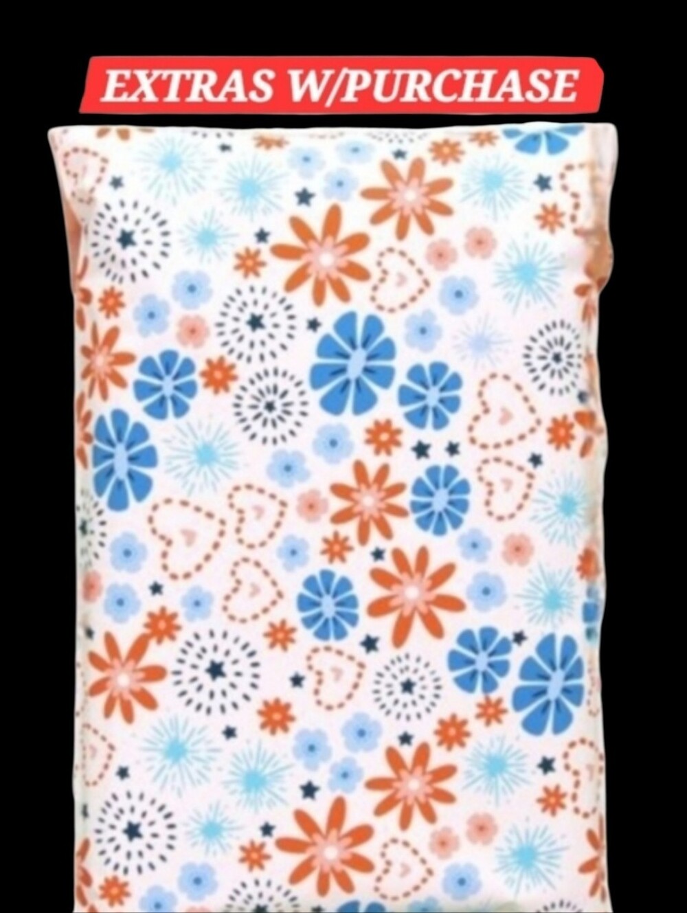 20ct. 12x15.5 Polymailers, Random Thank You Cards/Stickers
